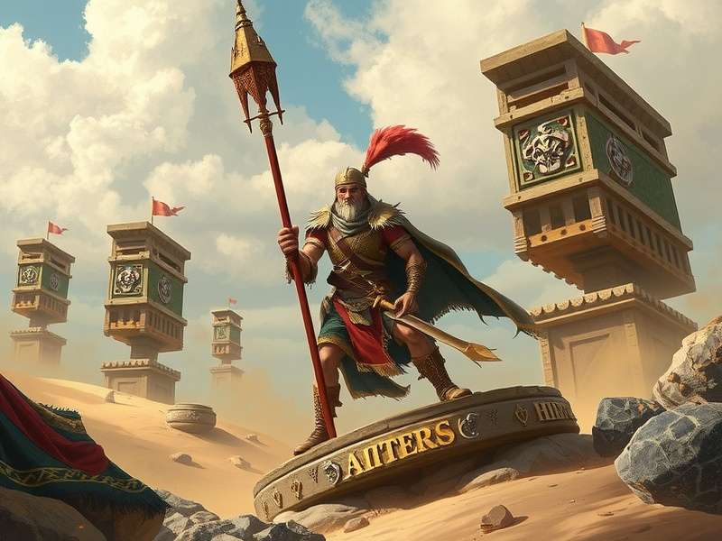 Indo-Gangetic Plain in Ancient Marauder featuring fertile lands and bustling cities